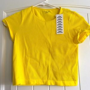 Yellow Urban Outfitters Baby Tee